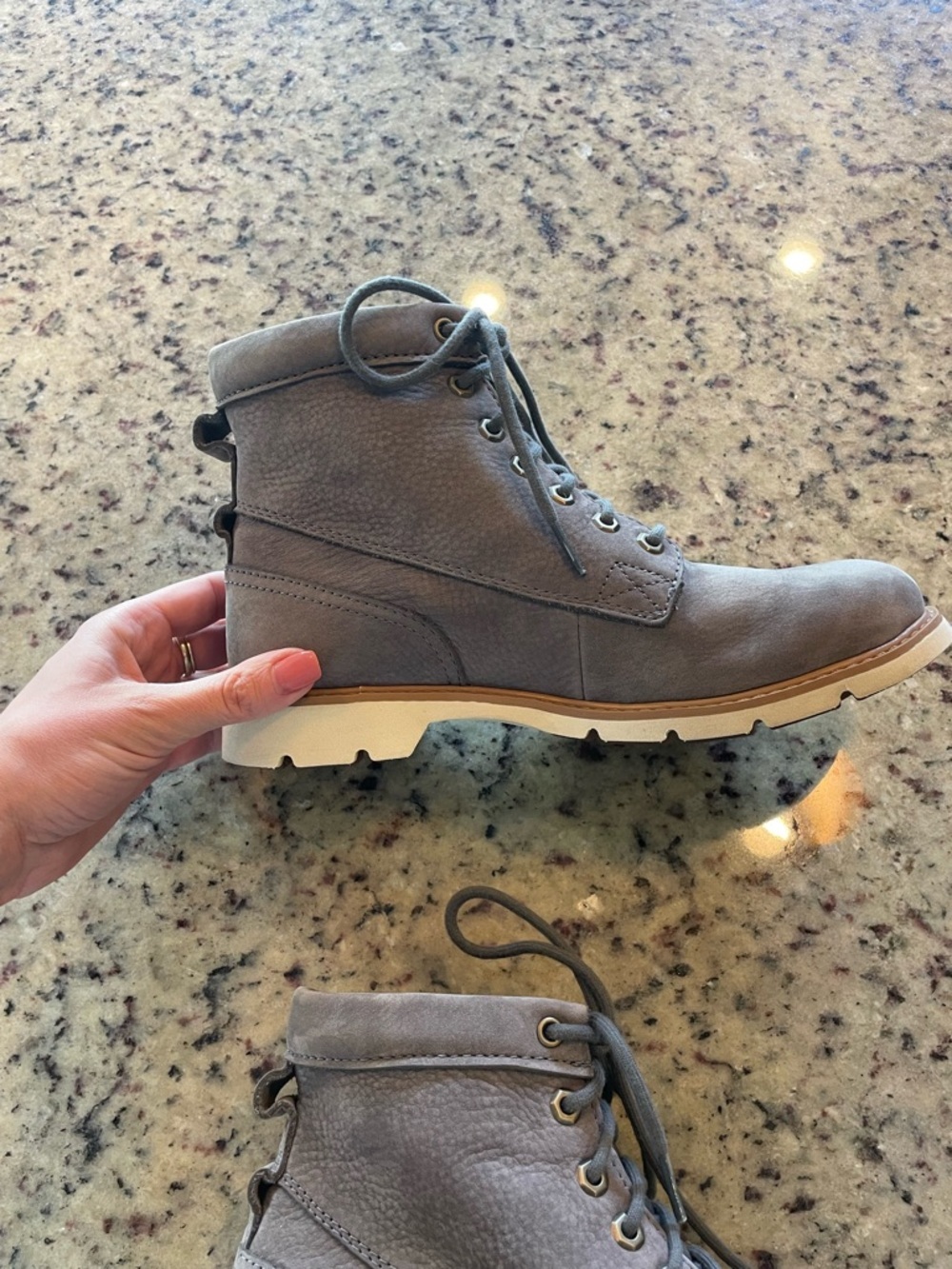New women’s Timberland “Bramhall 6 inch” waterproof boots in “denim” nubuck 6.5 - Picture 5 of 9